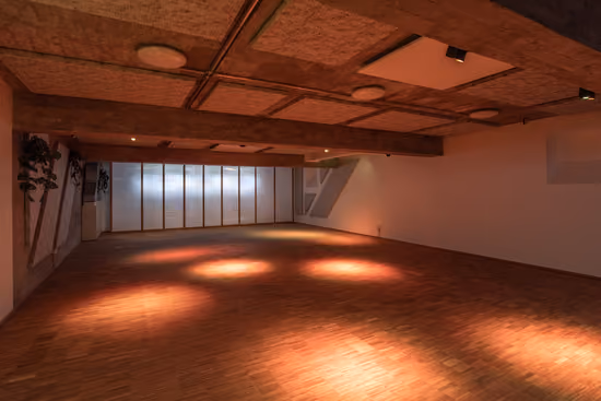 Eventfläche im Sunnyside Hub, GoodSpaces Heidelberg