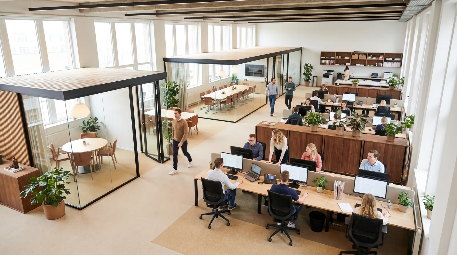 Bürofläche berechnen: Formel, Rechenbeispiel und Flex-Office-Vergleich