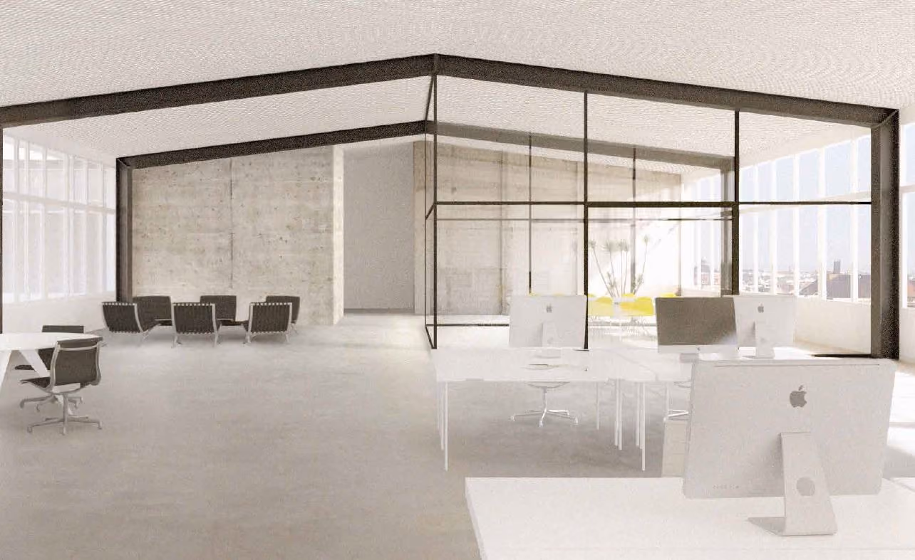 Coworking-Fläche mit Telefonboxen – Chaussee by 1000 Satellites Berlin