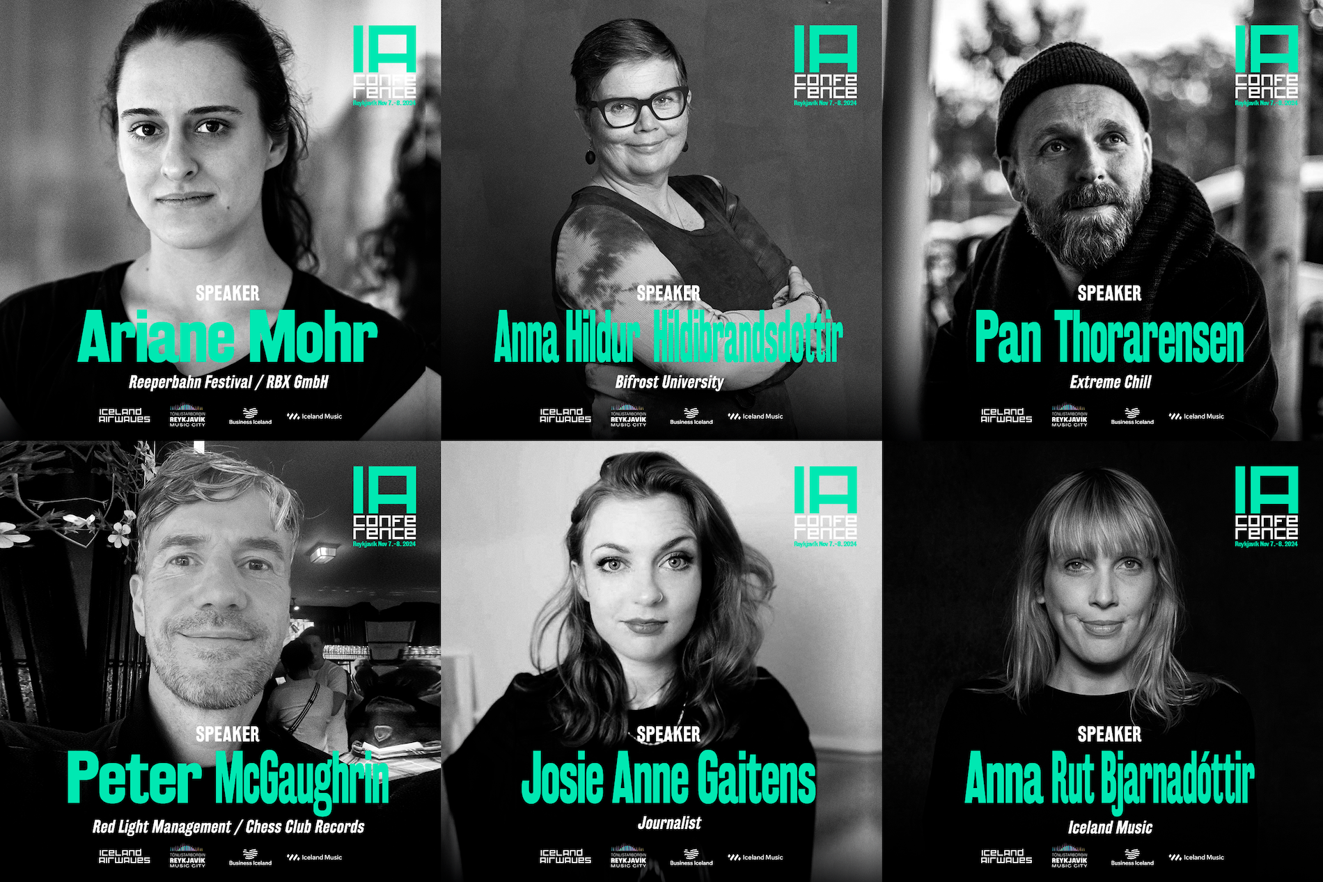 6 nýjum fagaðilum bætt við Iceland Airwaves ráðstefnuna