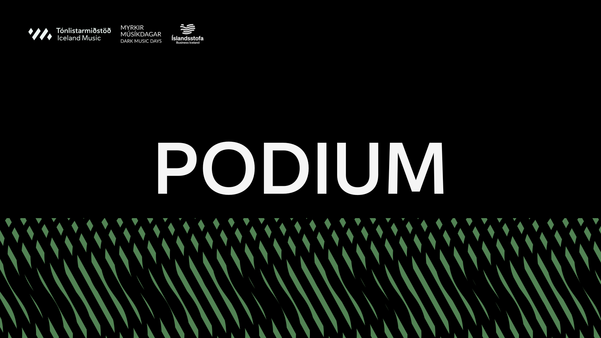PODIUM á Myrkum músíkdögum