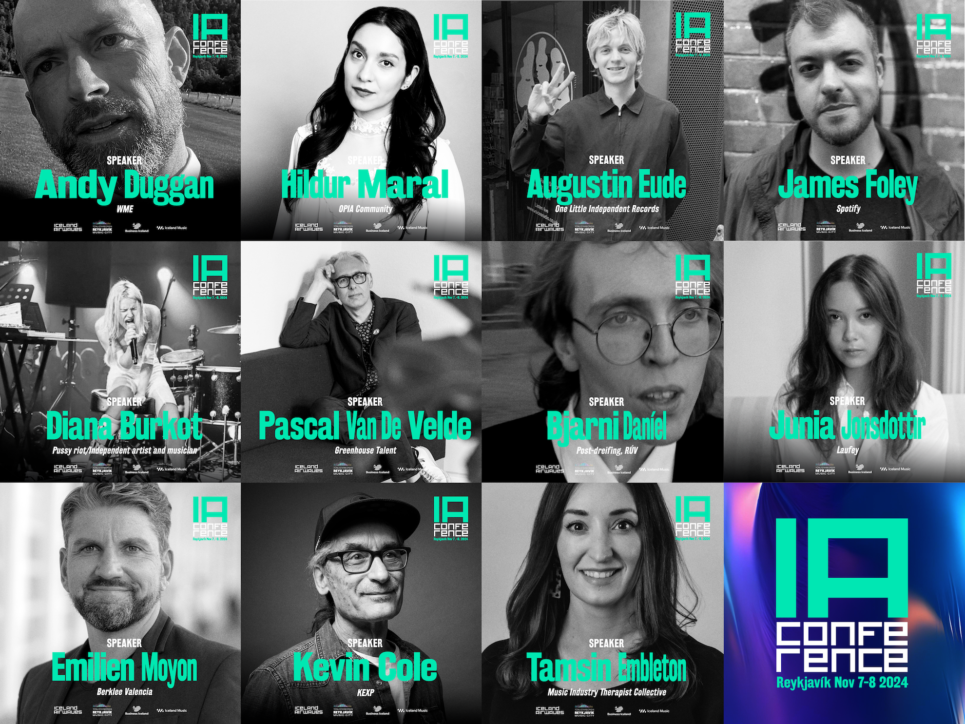 11 nýir fagaðilar tilkynntir fyrir Iceland Airwaves ráðstefnuna