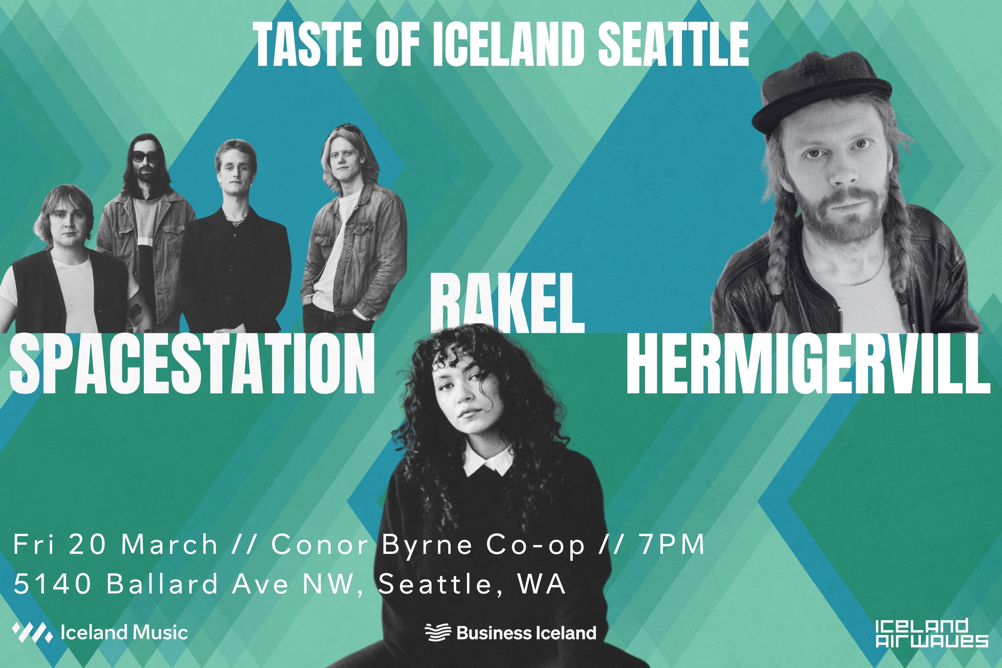 RAKEL og Spacestation koma fram á Taste of Iceland Seattle