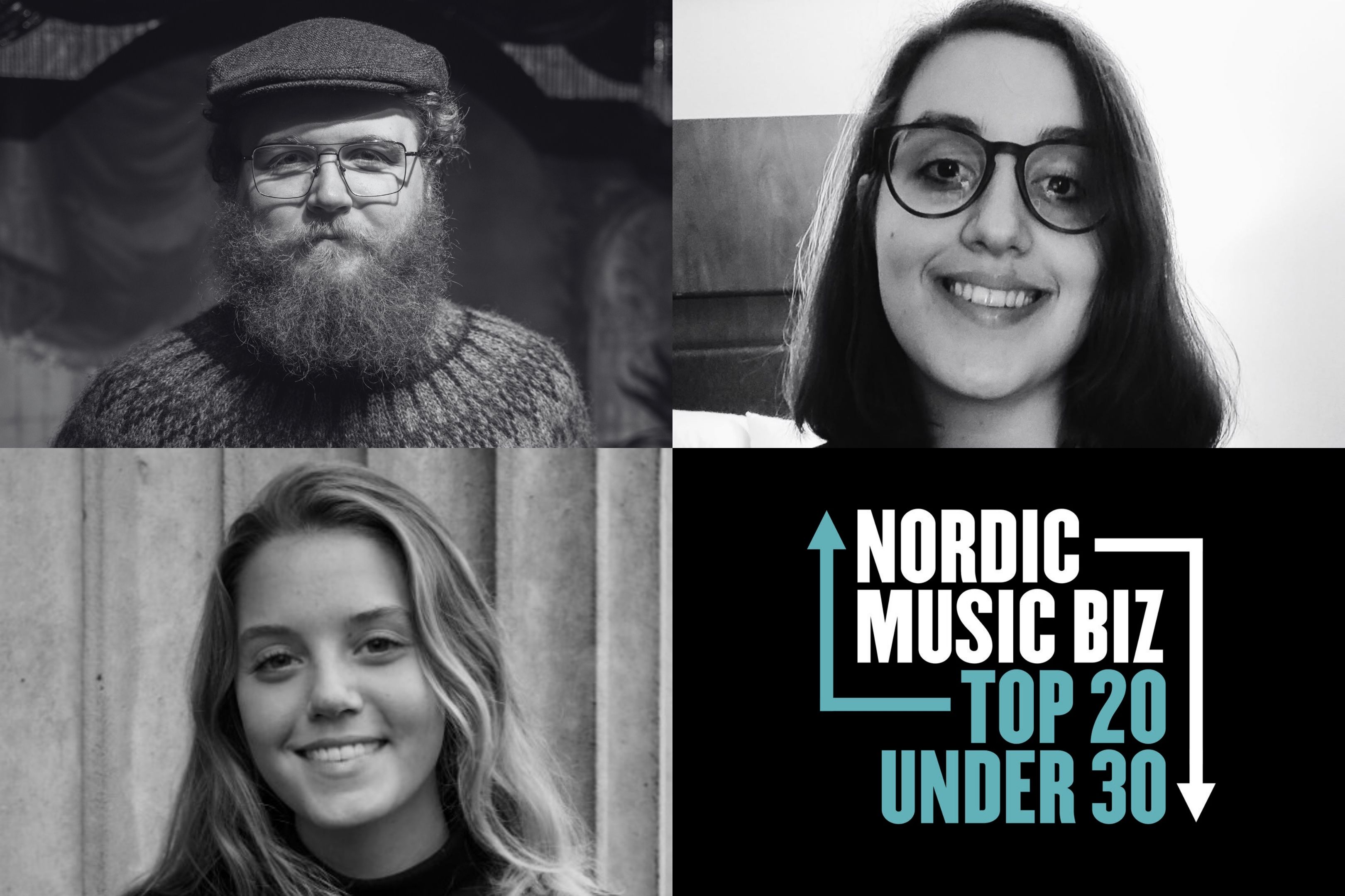 Atli Freyr Hjaltason, Aurora Di Rienzo og Francesca Stoppani hljóta Top 20 Under 30 - Nordic Music Biz viðurkenninguna 2026