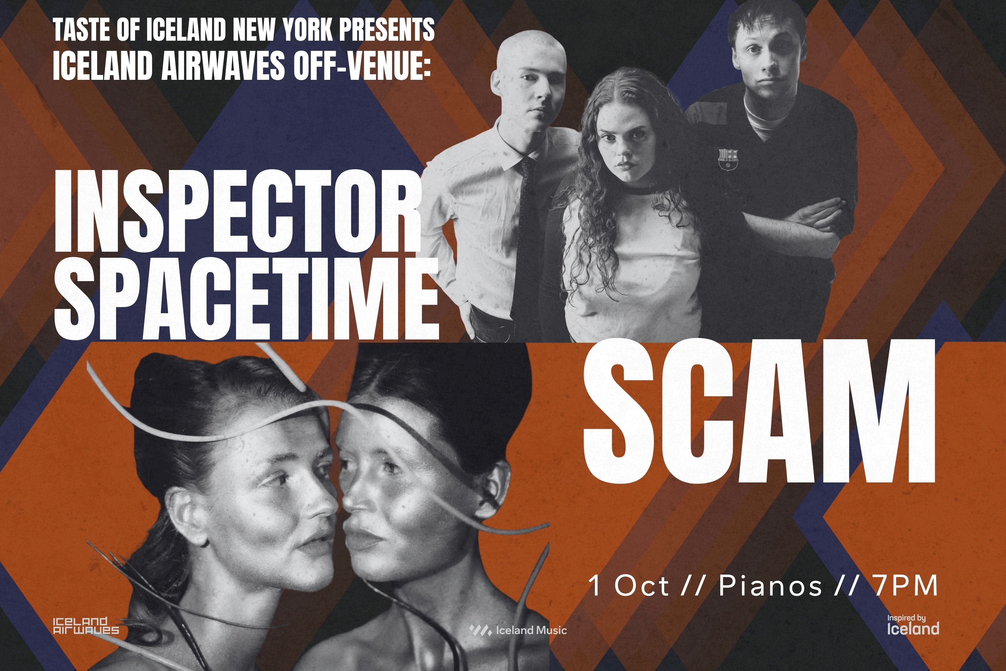Taste of Iceland New York: Inspector Spacetime og SCAM koma fram á Pianos