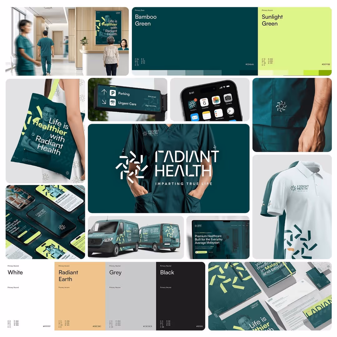 Radiant Health Brand Identity