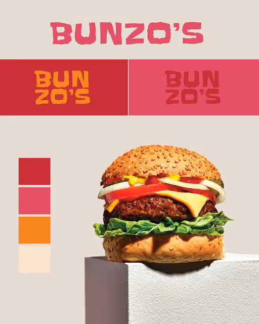 braaands_Bunzo's Burger-01_Burger Restaurant Branding