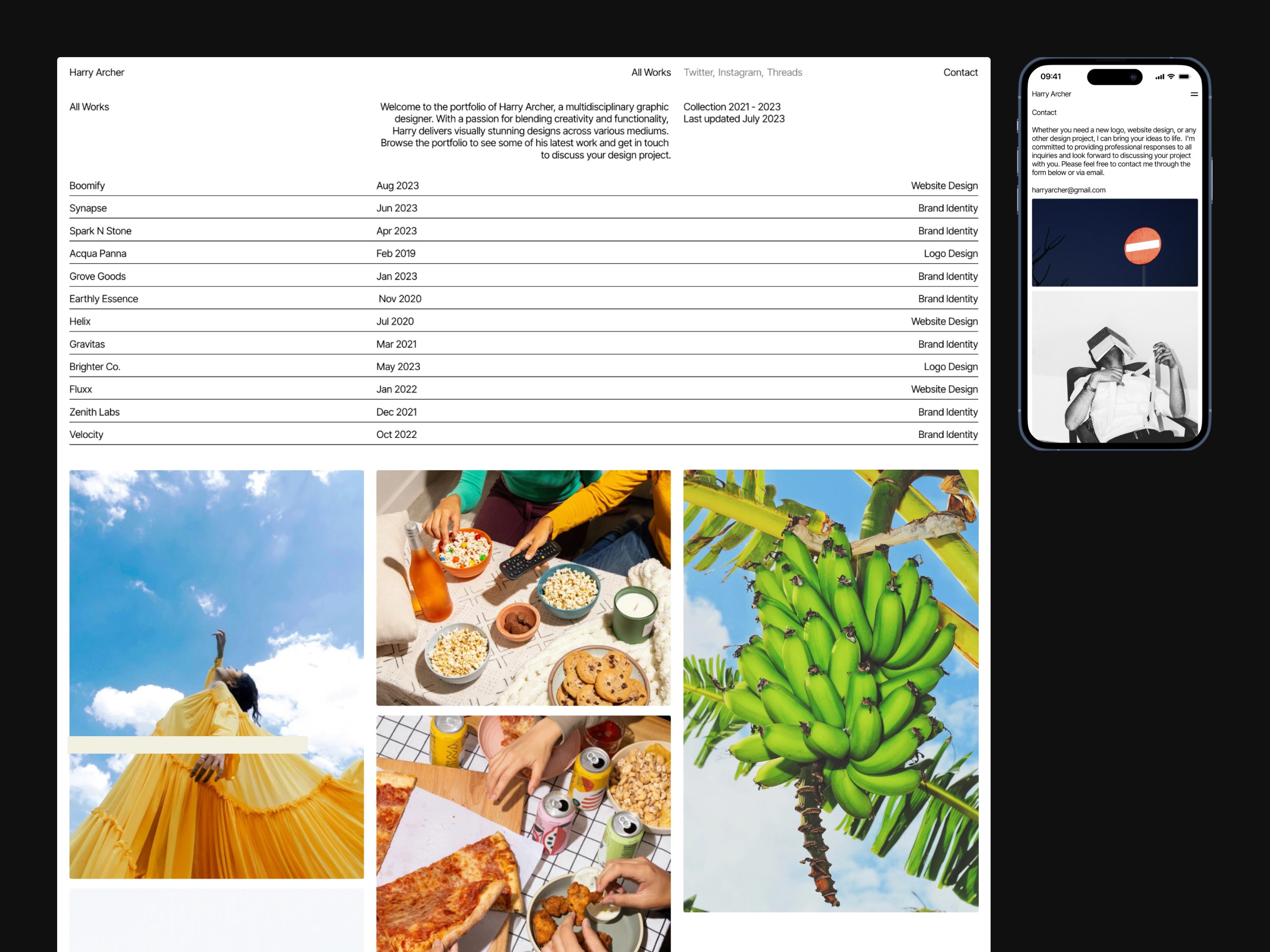 Modern Framer Portfolio Template