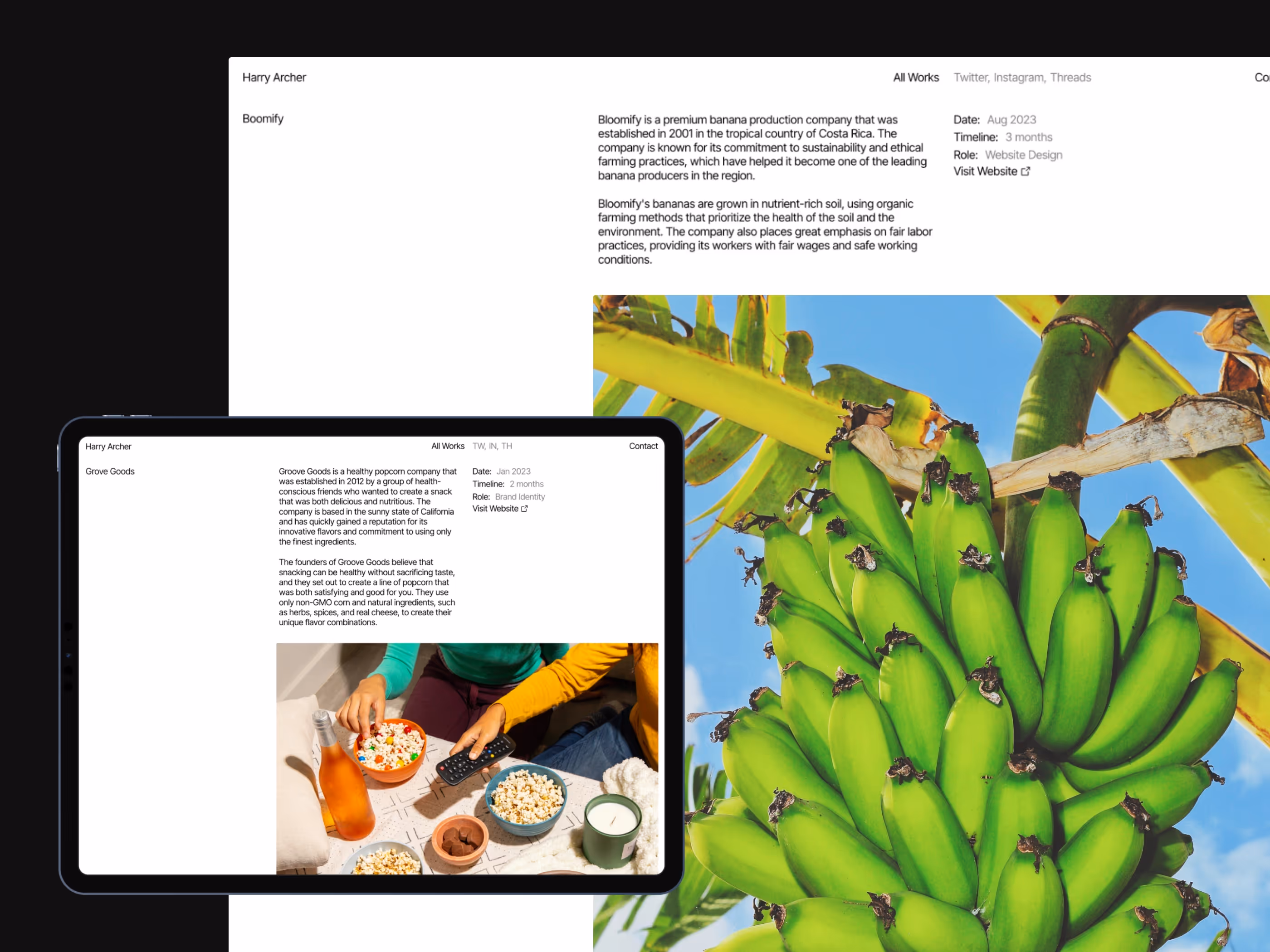 Modern Framer Portfolio Template