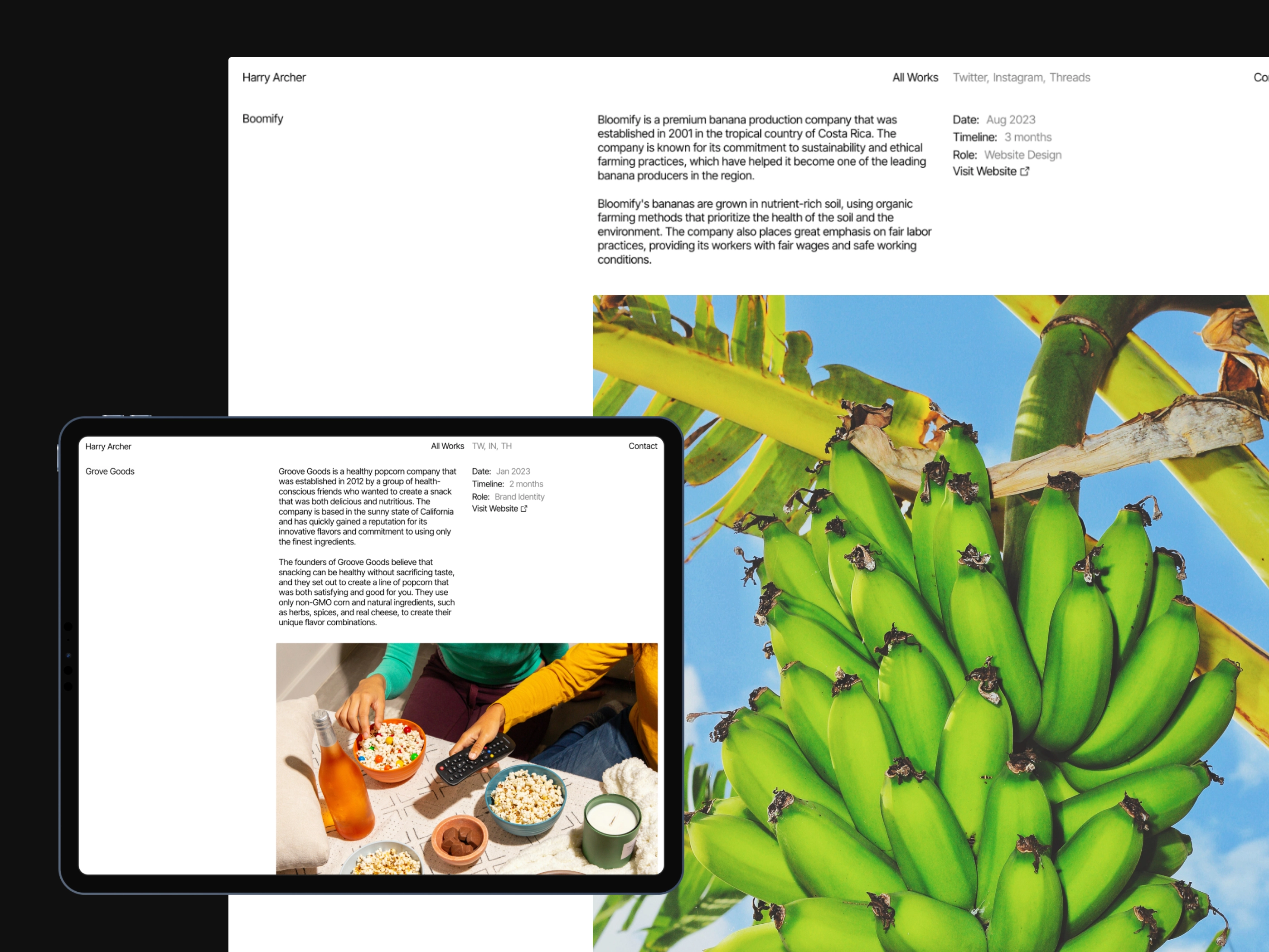 Modern Framer Portfolio Template