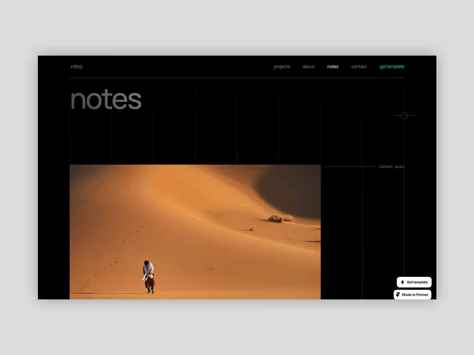Dynamic Framer Portfolio Template