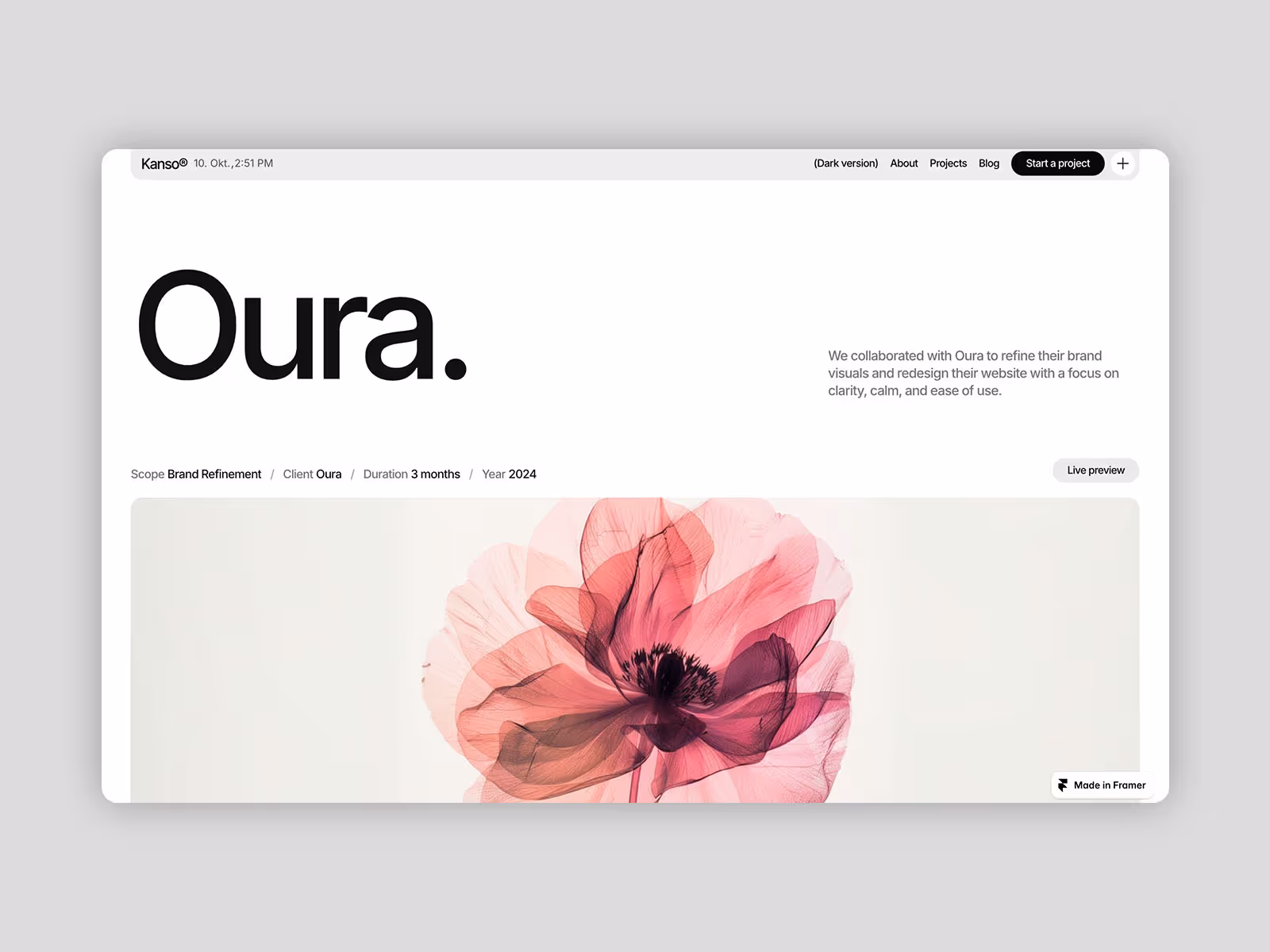 Design Agency Framer Template