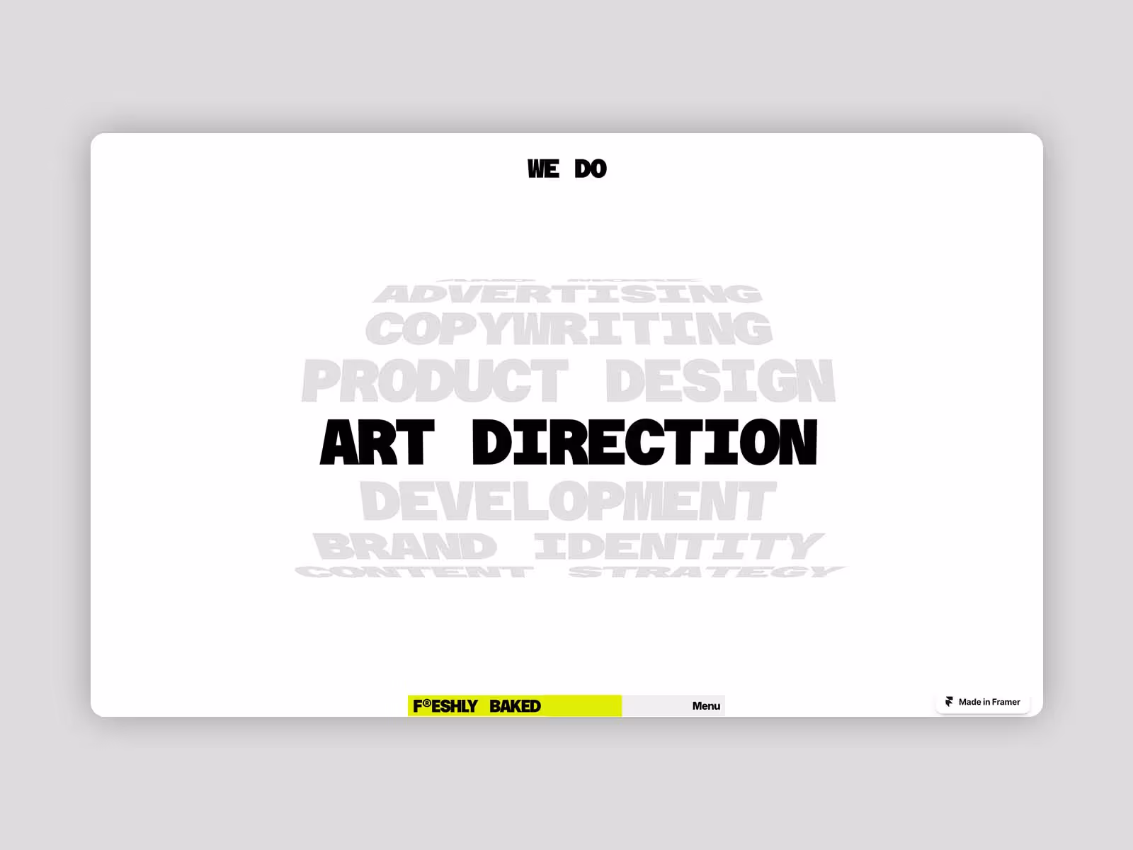 Playful Framer Template for Creative Agencies & Studios