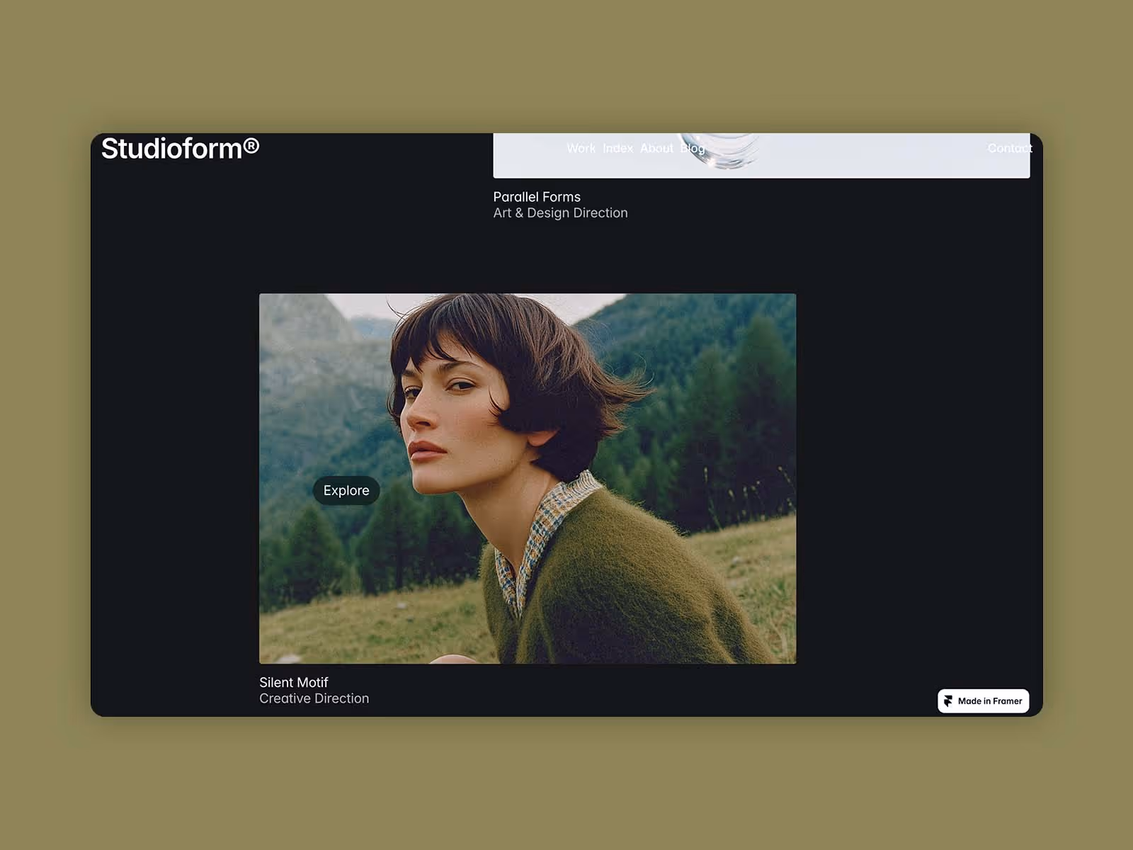 Framer Portfolio Template