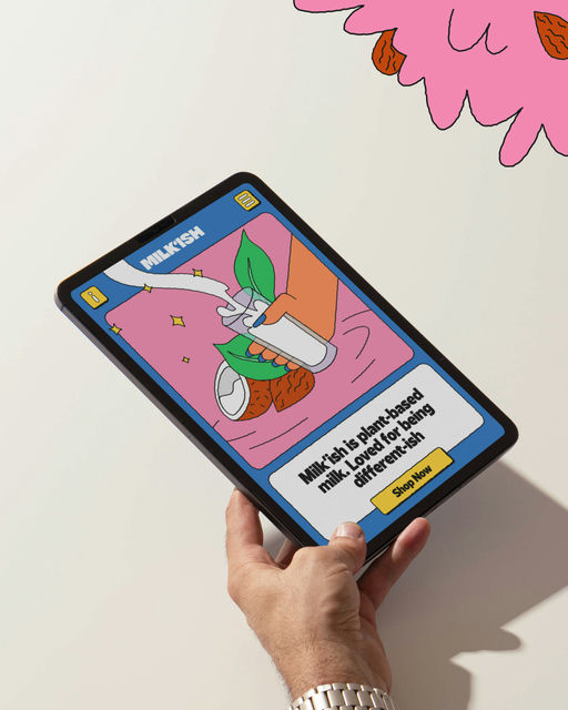 Plant-based milk brand MILK'ISH-Milk Branding-08