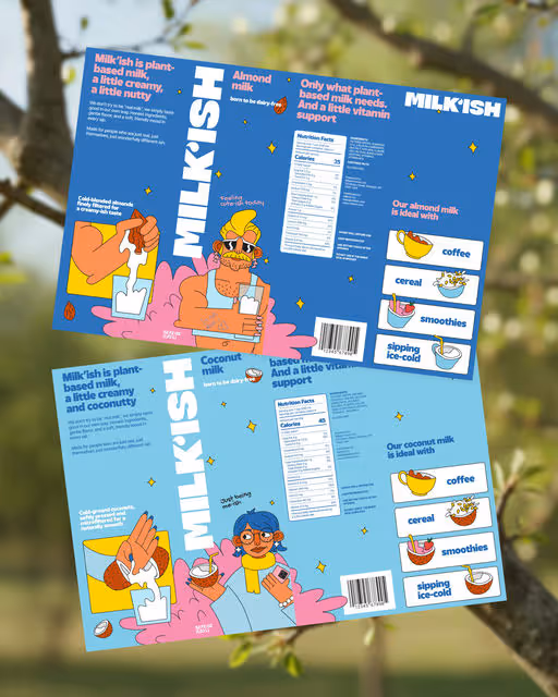 Plant-based milk brand MILK'ISH-Milk Branding-06