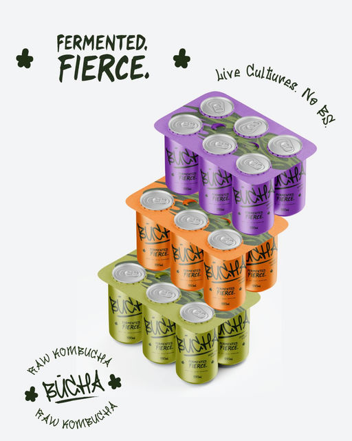 BÜCHA | Visual Brand Identity Design-Kombucha Branding-06