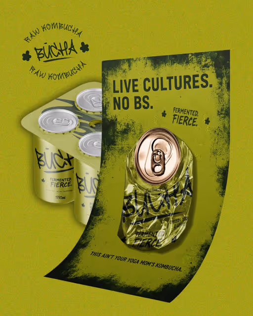 BÜCHA | Visual Brand Identity Design-Kombucha Branding-08