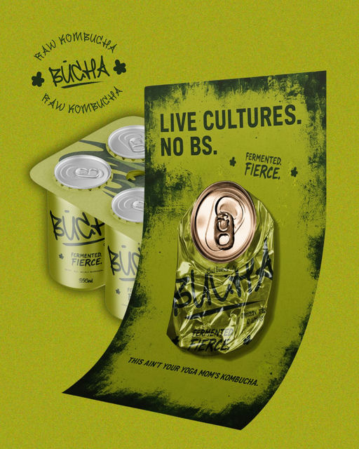 BÜCHA | Visual Brand Identity Design-Kombucha Branding-08