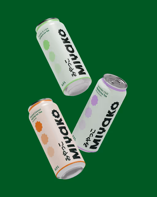 Miyako - Umami-flavored Green Iced Tea Beverage-Beverage Branding-01