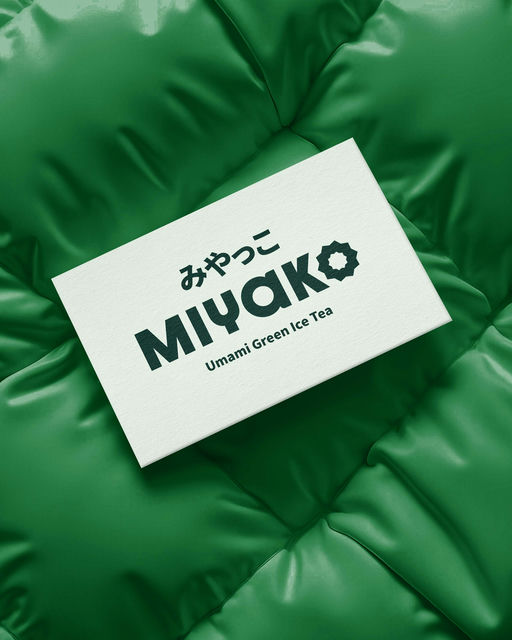 Miyako - Umami-flavored Green Iced Tea Beverage-Beverage Branding-03