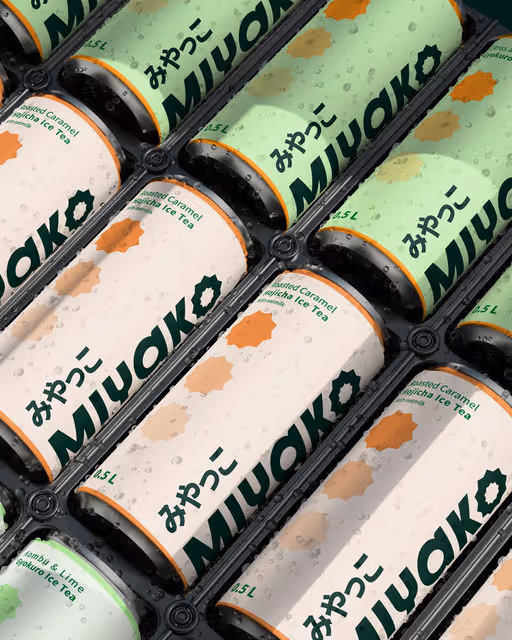Miyako - Umami-flavored Green Iced Tea Beverage-Beverage Branding-06