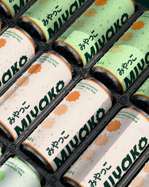Miyako - Umami-flavored Green Iced Tea Beverage-Beverage Branding-06