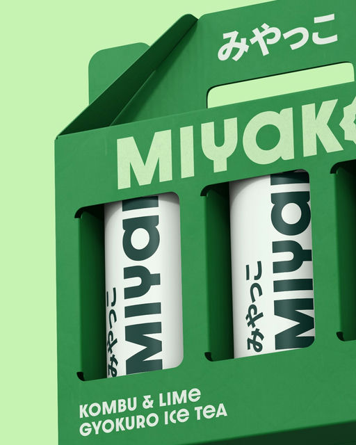 Miyako - Umami-flavored Green Iced Tea Beverage-Beverage Branding-07