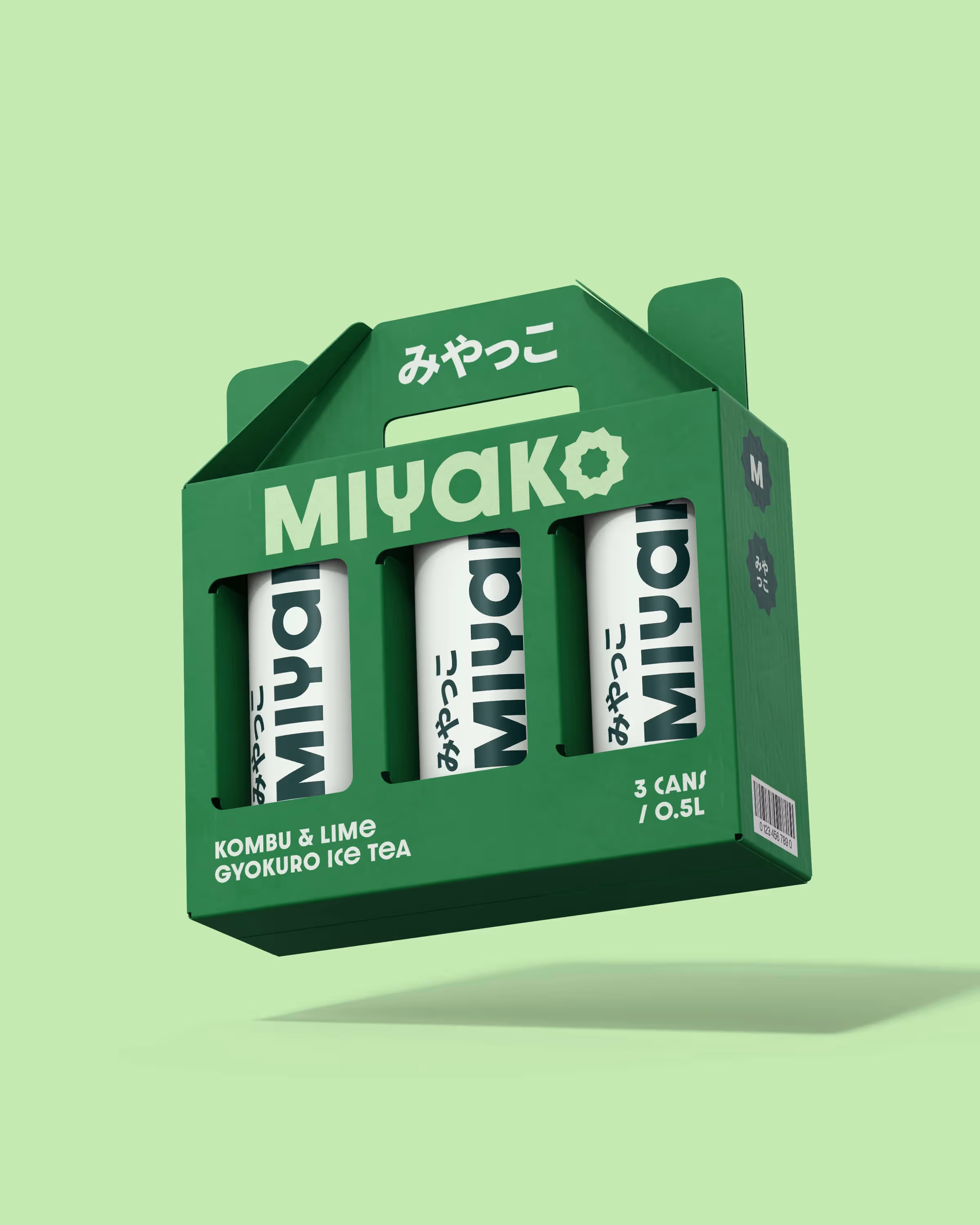 Miyako - Umami-flavored Green Iced Tea Beverage-Beverage Branding_01