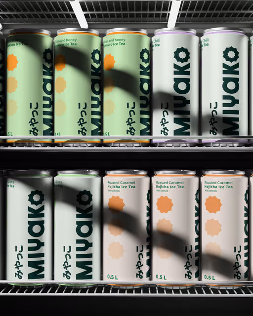Miyako - Umami-flavored Green Iced Tea Beverage-Beverage Branding-02
