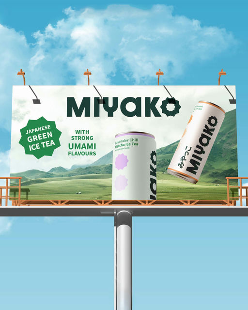 Miyako - Umami-flavored Green Iced Tea Beverage-Beverage Branding-08