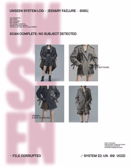 Unseen - Experimental Apparel wear-Fashion Branding-08