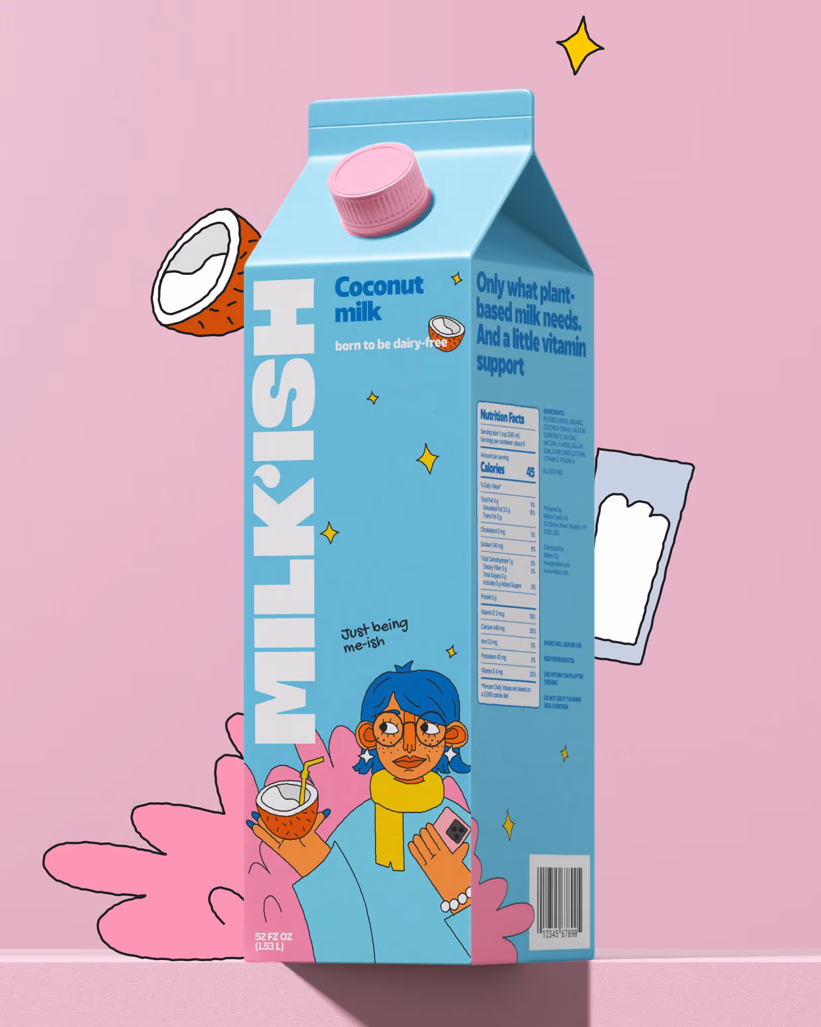 Plant-based milk brand MILK'ISH-Milk