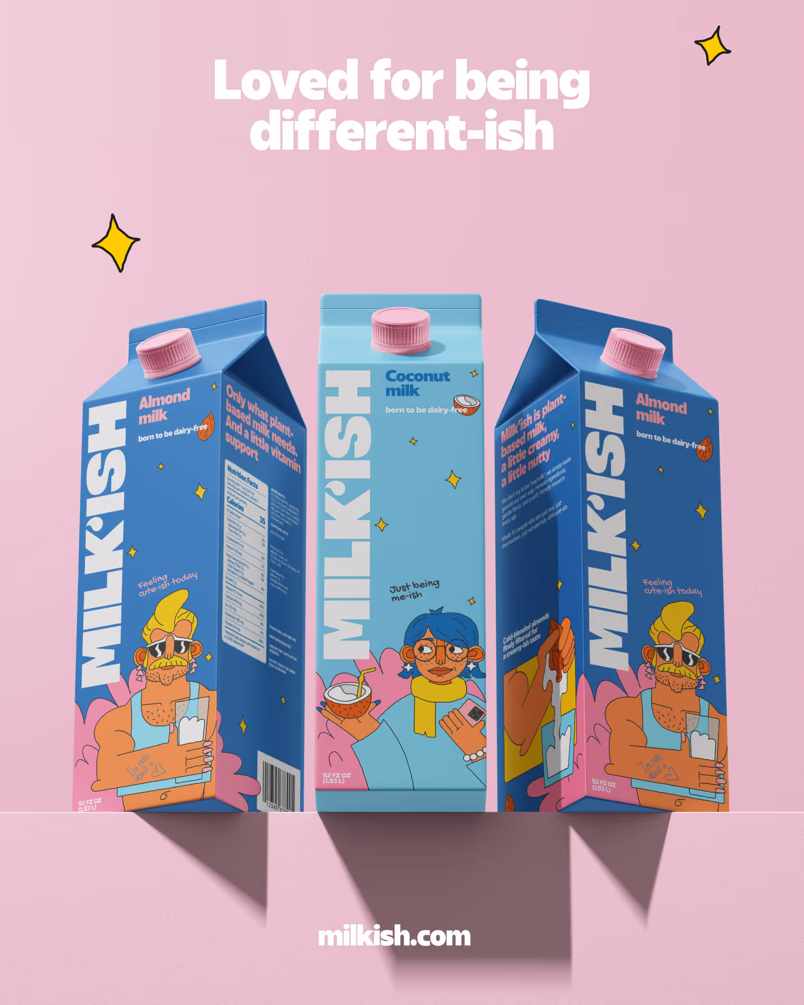 Plant-based milk brand MILK'ISH-Milk
