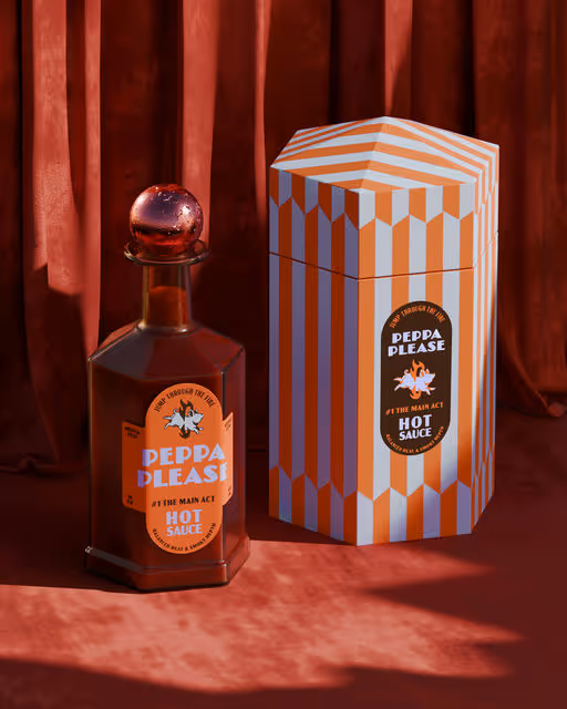 Peppa Please - Hot Sauce-Sauce Branding-01