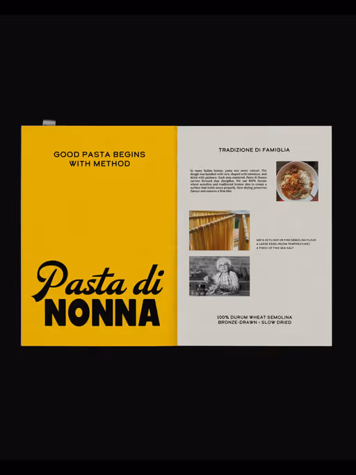 Brand Identity - Pasta di Nonna 🍝-Pasta Branding-05