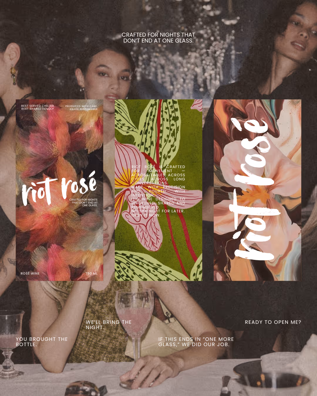 Brand Identity for Riot Rosé