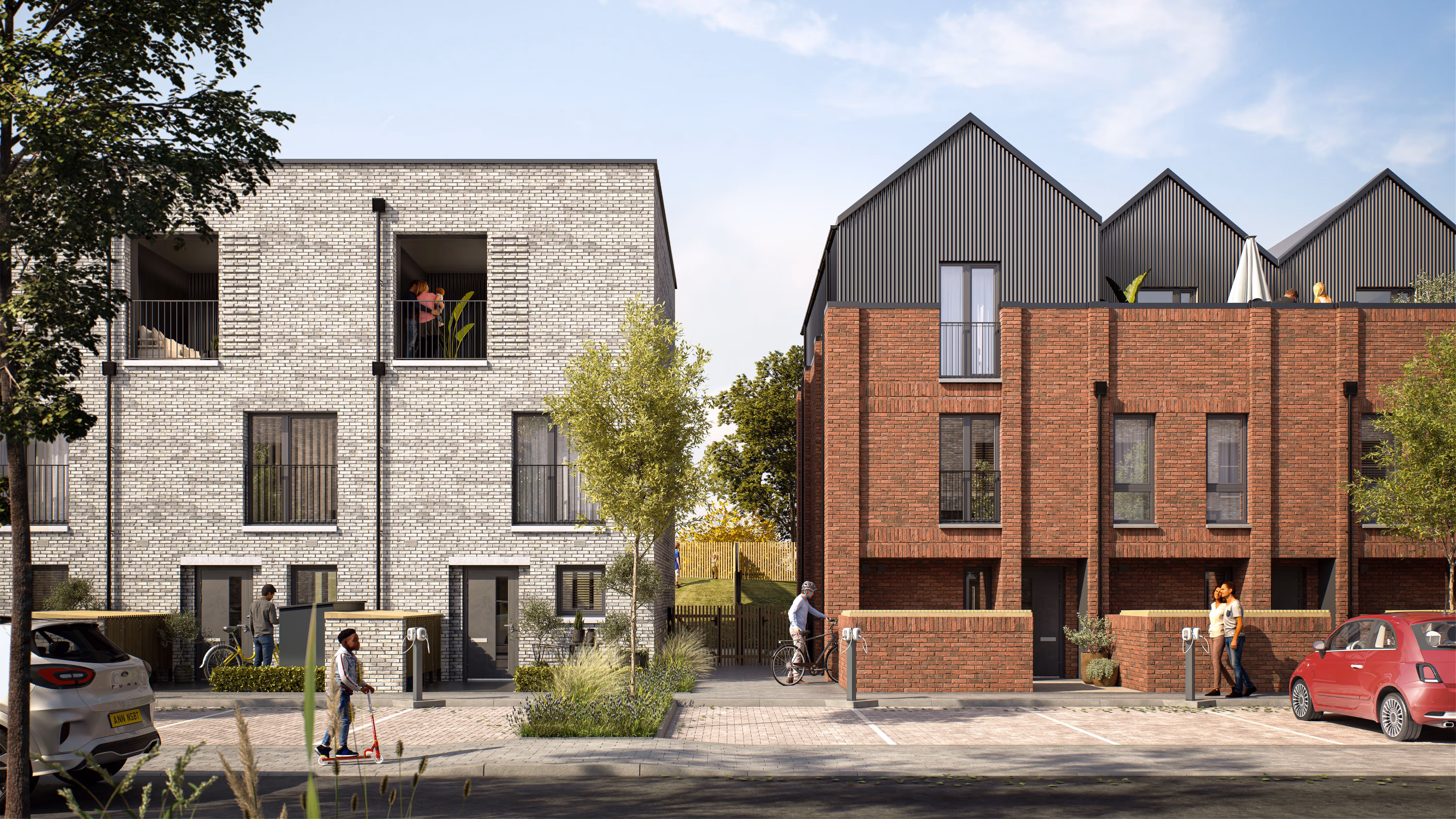 CGI of residential building