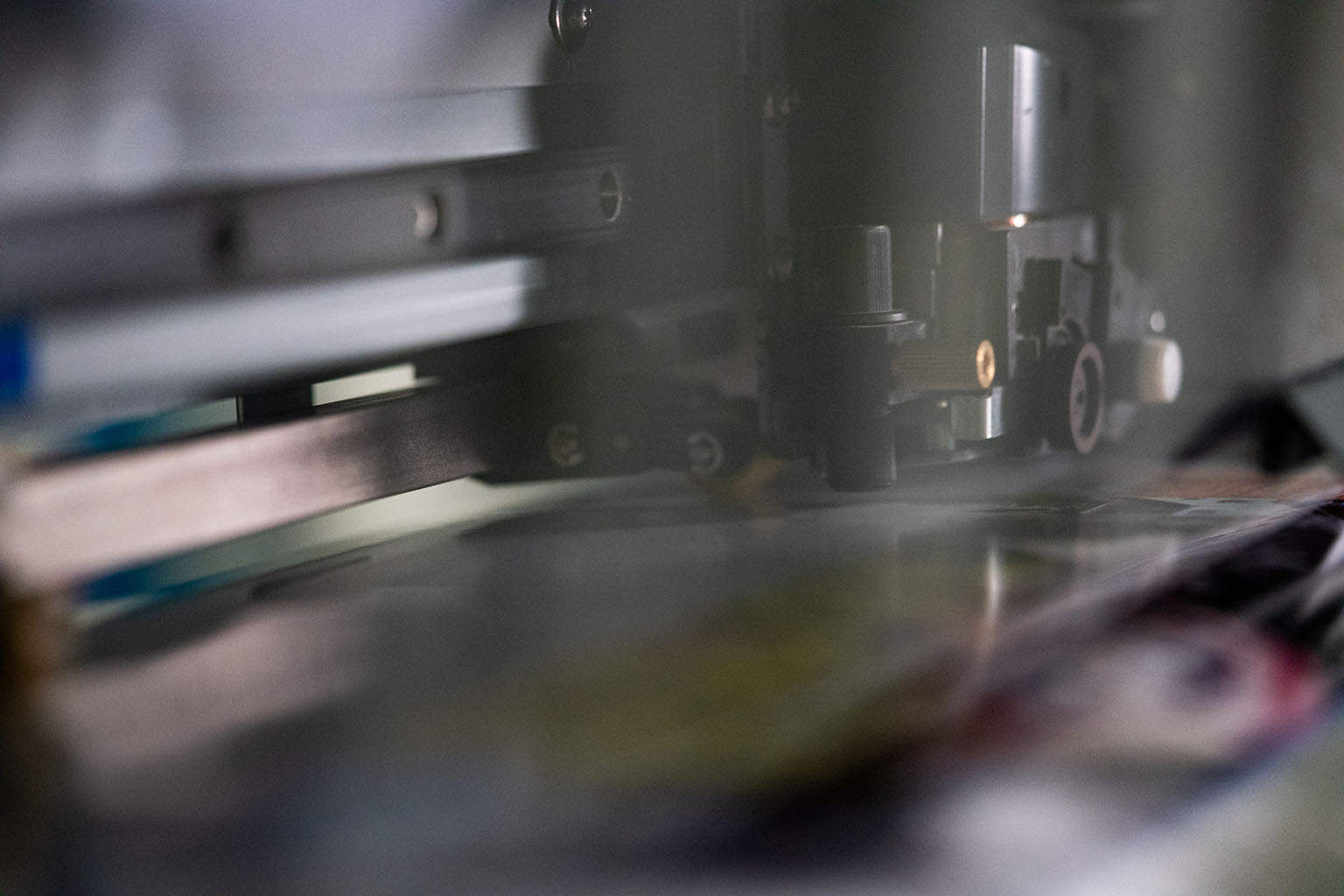 Machine d’impression TFCom en fonctionnement