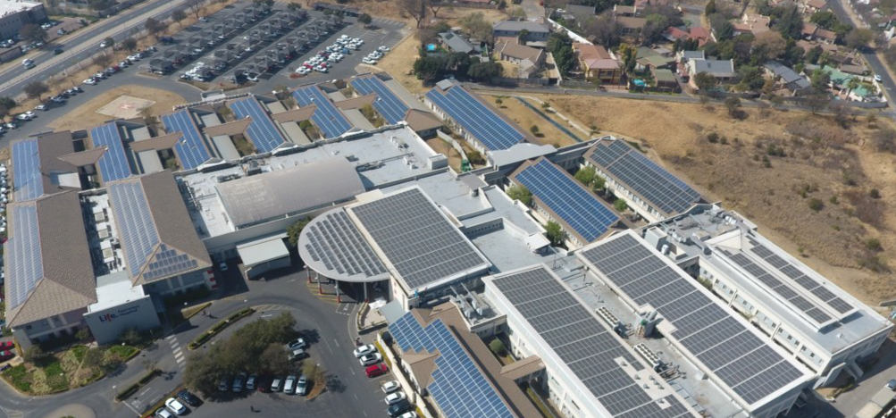 Fibon solar rooftop site in South Africa. 