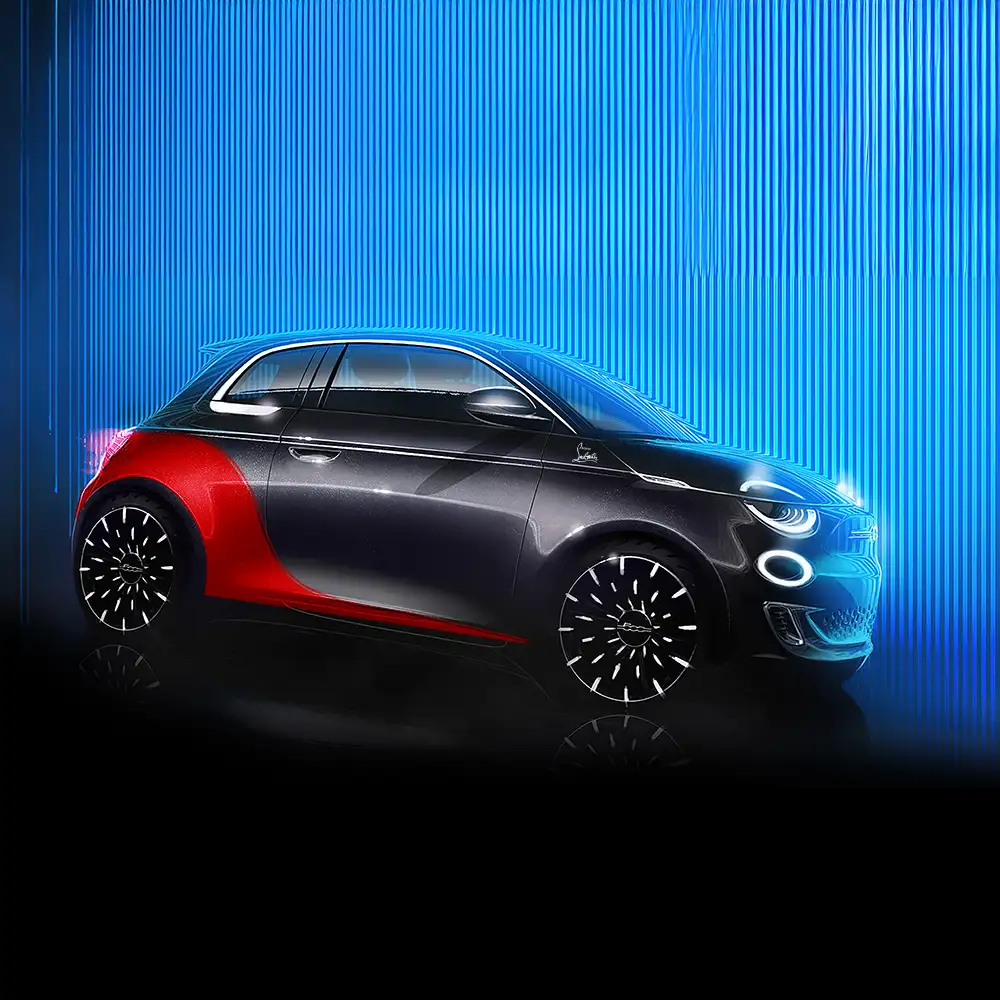 Fiat 500 Loubouton Sketch