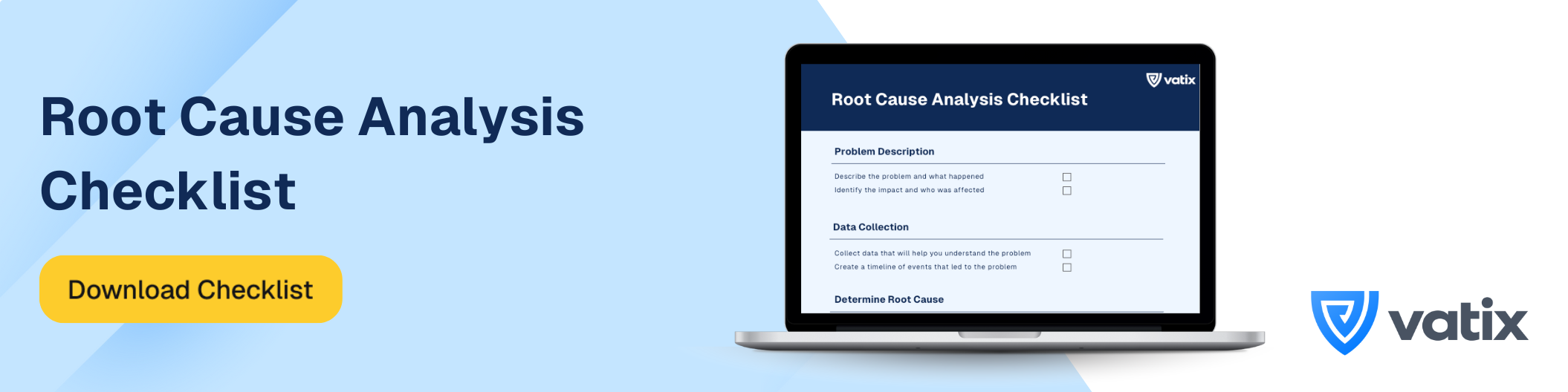 Download banner for root cause analysis checklist