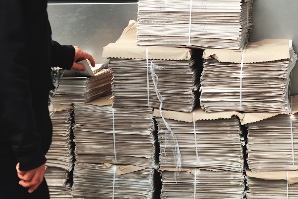 stacks of health and safety documents