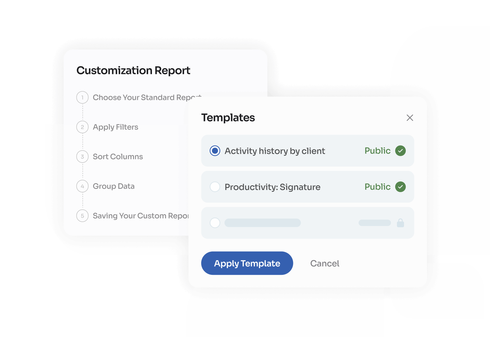 Persimmony software template creation