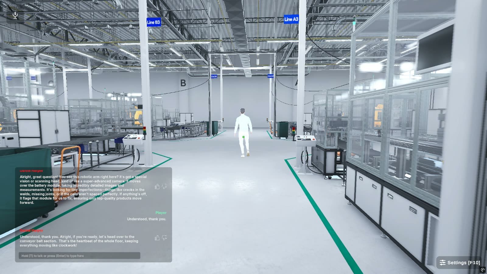 AI-guided production line
