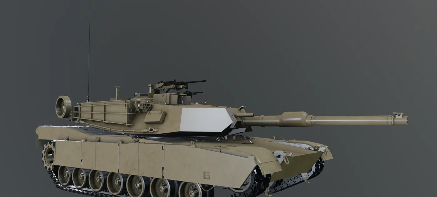 Main battle tank, 3D model by Genesis