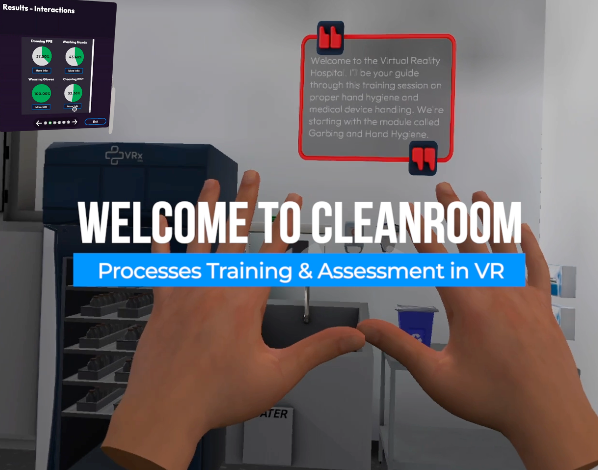 Case Study: Medical Hygiene Training in VR