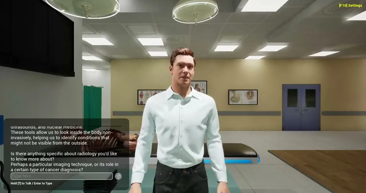 AI medical assistant conversation