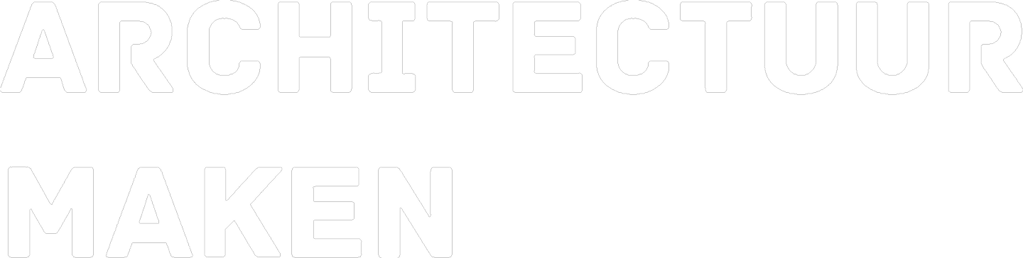 Architectuur Maken logo – Dutch studio known for sustainable design.