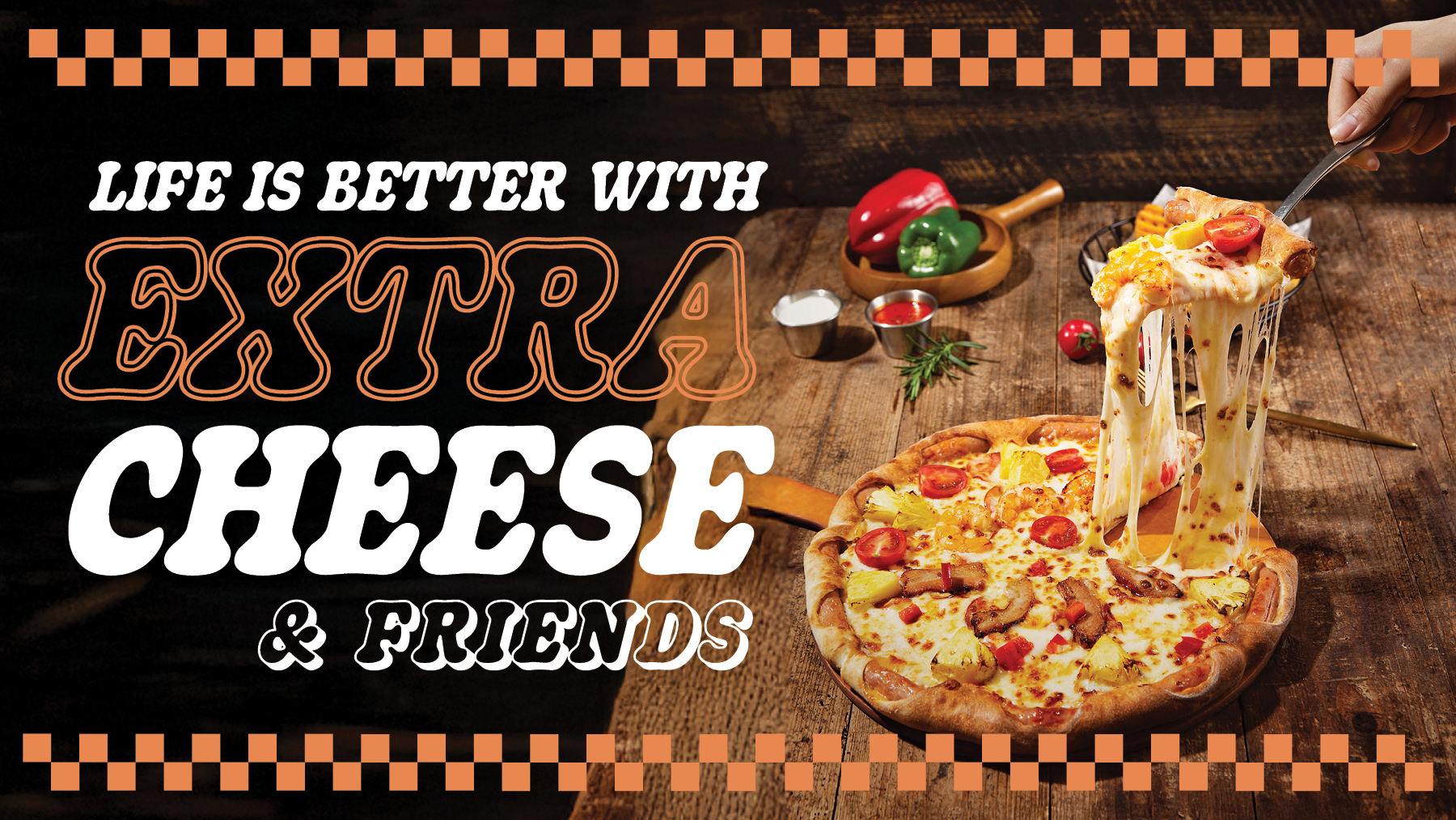 Life is Better with Extra Cheese & Friends